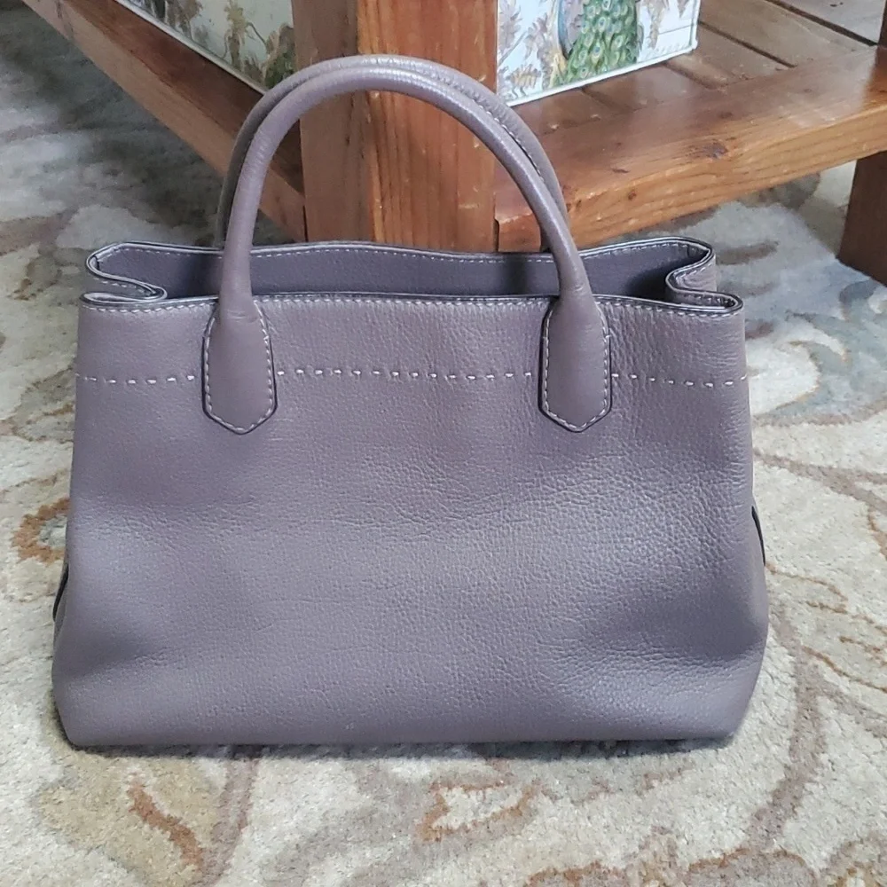 Tory Burch McGraw center zip 3 compartment satchel